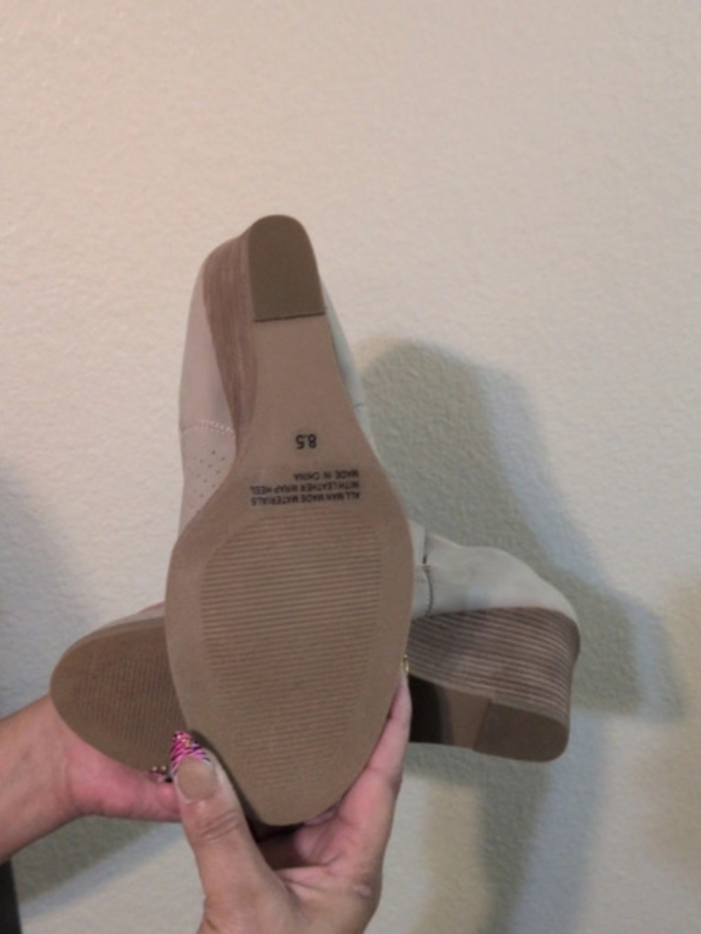 Dolce Vita Light Beige Suede Ankle Booties